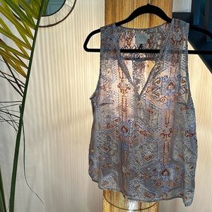 Shimmer tunic tank Anthropologie